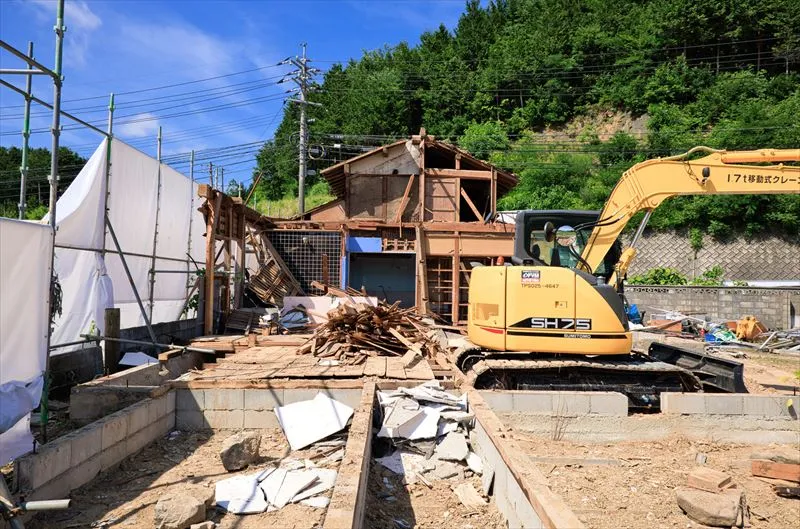 解体工事で発生する振動による影響